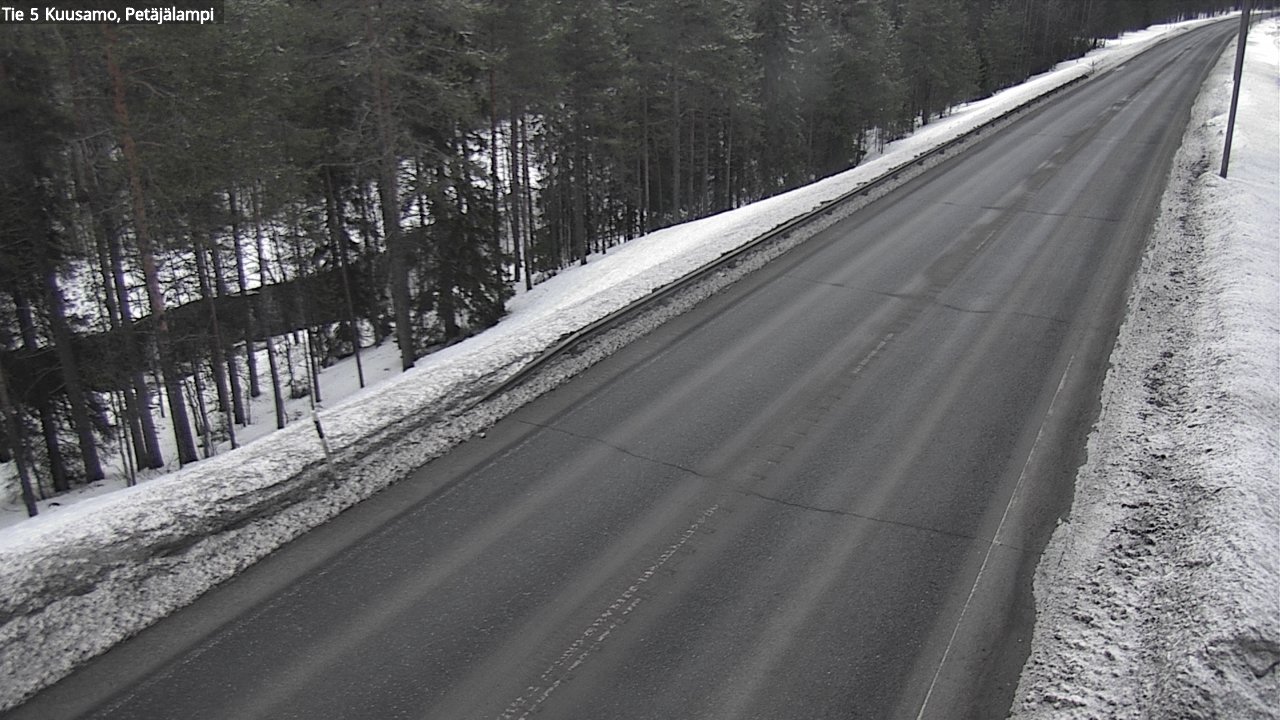 Kelikamerat Kuva Tie 5 Kuusamo, Petäjälampi, Kuusamo, Pohjois-Pohjanmaa