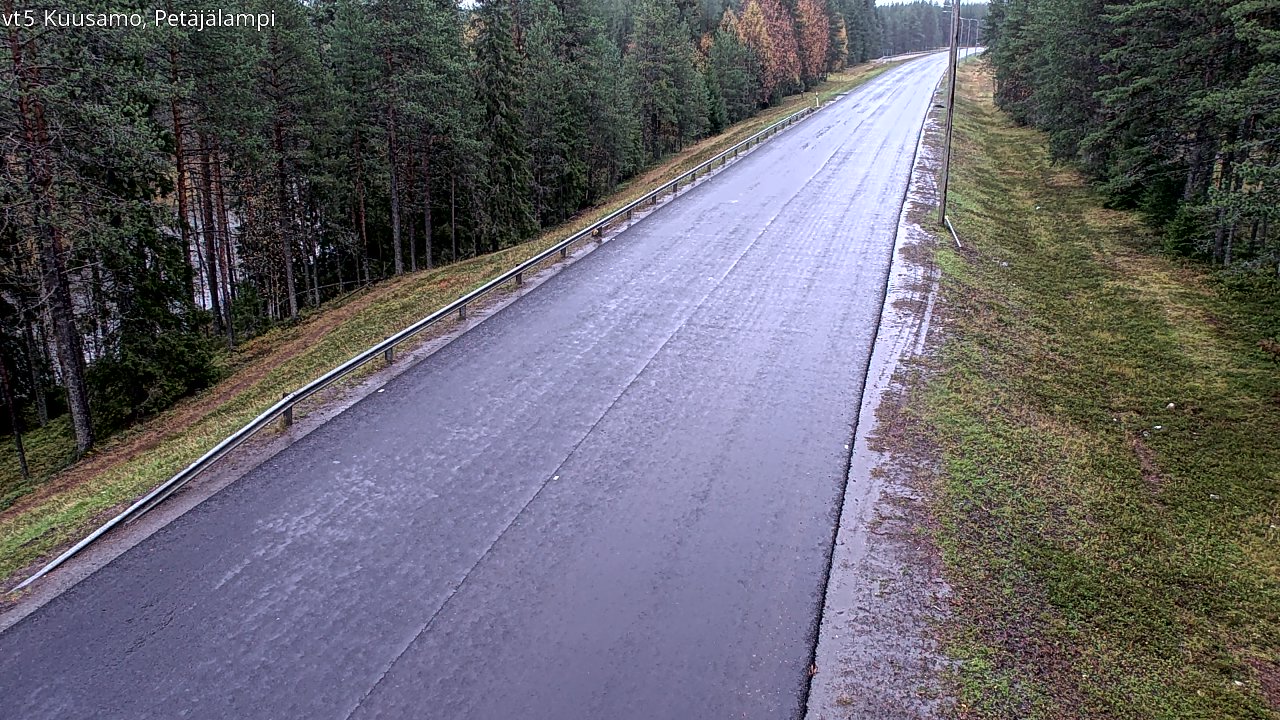 Weather Camera Image Road 5 Kuusamo, Petäjälampi, Kuusamo, Pohjois-Pohjanmaa