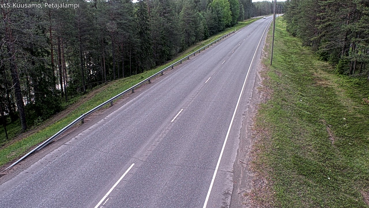 Kelikamerat Kuva Tie 5 Kuusamo, Petäjälampi, Kuusamo, Pohjois-Pohjanmaa