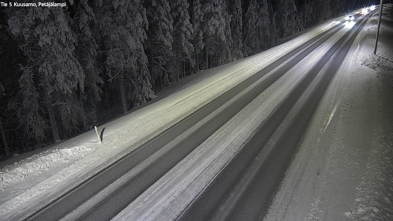 Kelikamerat Kuva Tie 5 Kuusamo, Petäjälampi, Kuusamo, Pohjois-Pohjanmaa