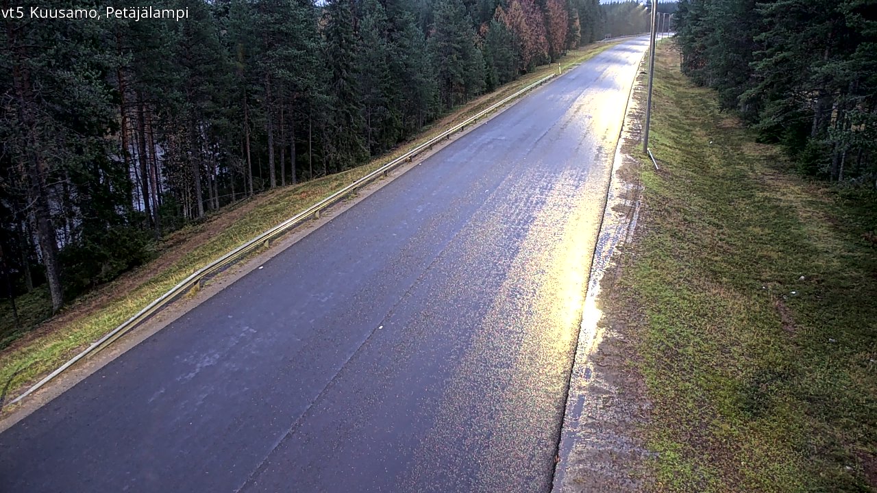 Weather Camera Image Road 5 Kuusamo, Petäjälampi, Kuusamo, Pohjois-Pohjanmaa