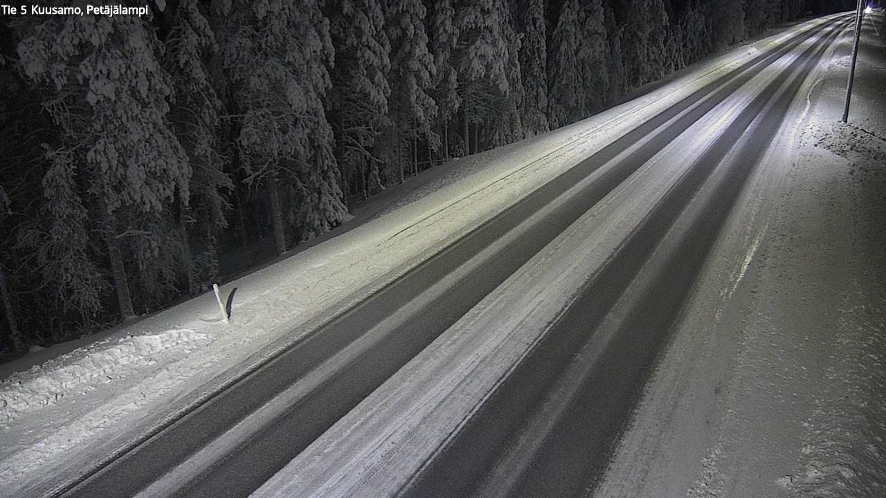 Kelikamerat Kuva Tie 5 Kuusamo, Petäjälampi, Kuusamo, Pohjois-Pohjanmaa