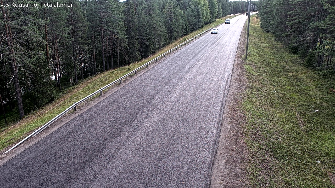Weather Camera Image Road 5 Kuusamo, Petäjälampi, Kuusamo, Pohjois-Pohjanmaa
