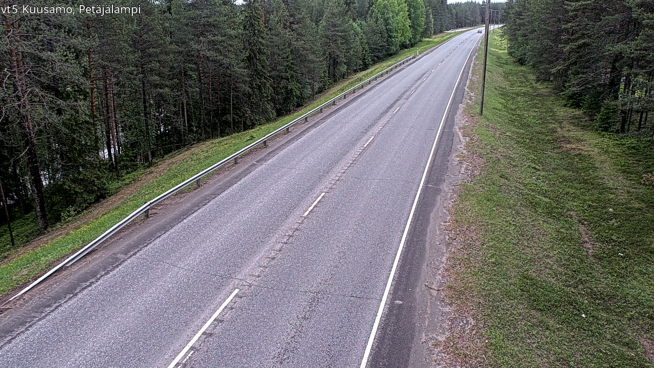 Kelikamerat Kuva Tie 5 Kuusamo, Petäjälampi, Kuusamo, Pohjois-Pohjanmaa