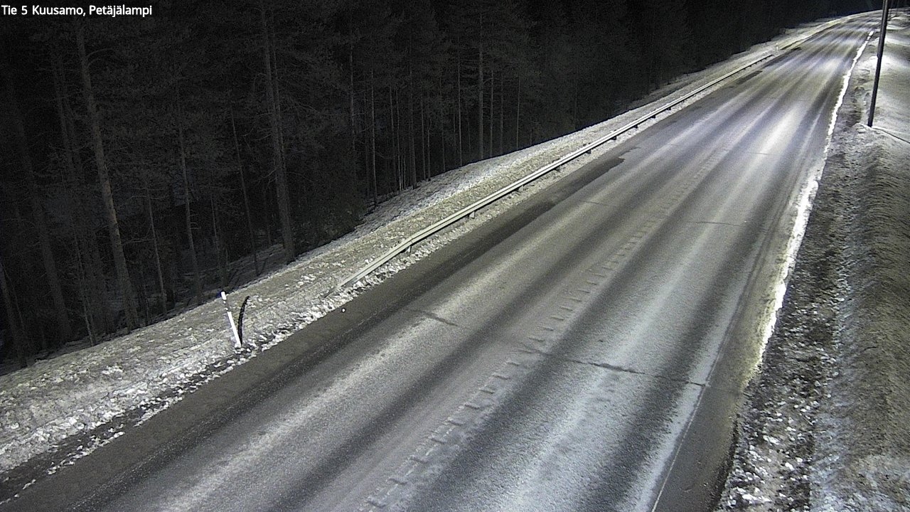 Weather Camera Image Road 5 Kuusamo, Petäjälampi, Kuusamo, Pohjois-Pohjanmaa