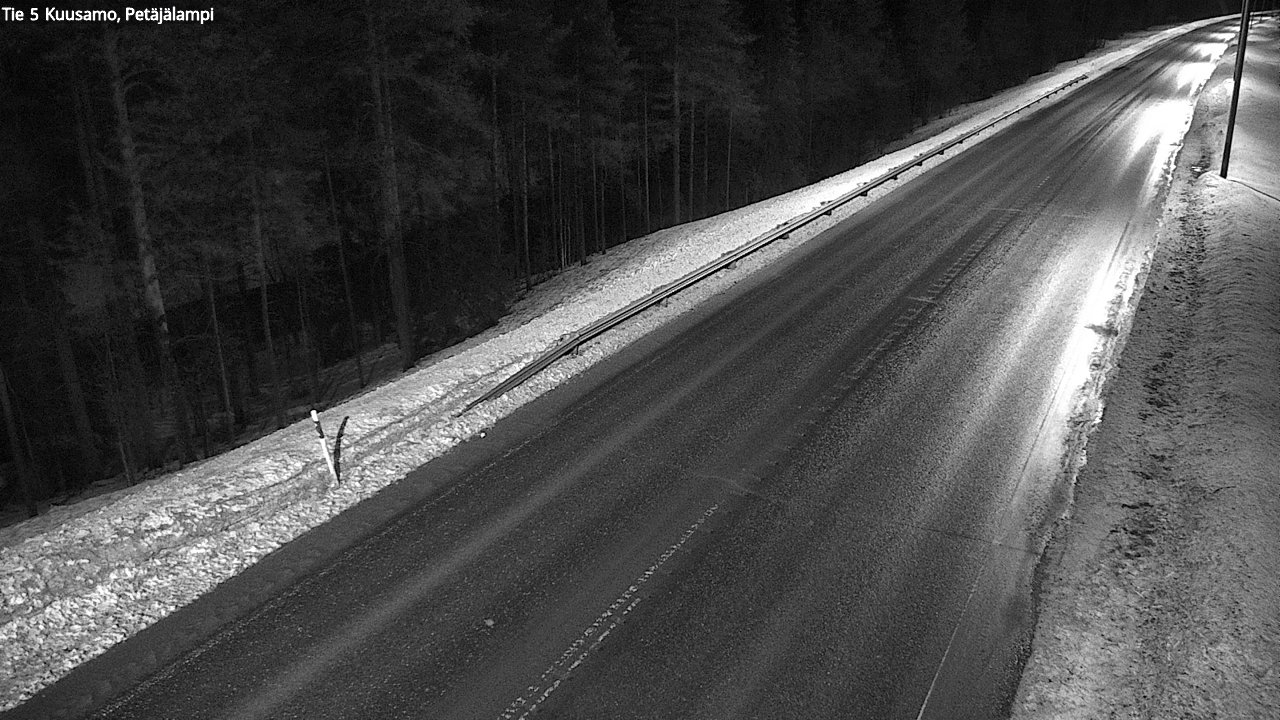 Kelikamerat Kuva Tie 5 Kuusamo, Petäjälampi, Kuusamo, Pohjois-Pohjanmaa