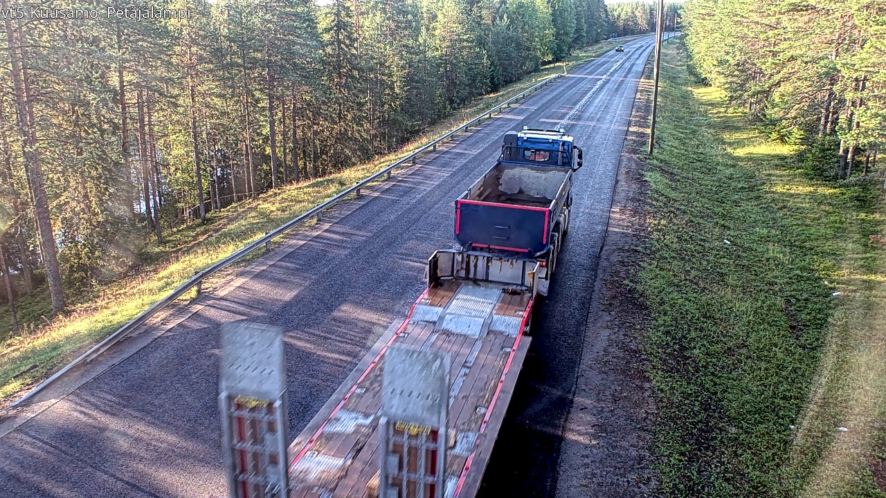 Weather Camera Image Road 5 Kuusamo, Petäjälampi, Kuusamo, Pohjois-Pohjanmaa