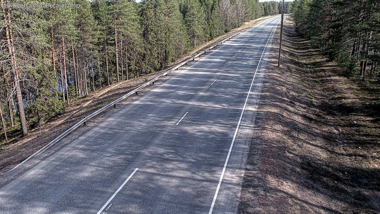 Kelikamerat Kuva Tie 5 Kuusamo, Petäjälampi, Kuusamo, Pohjois-Pohjanmaa
