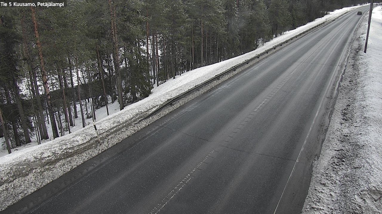 Kelikamerat Kuva Tie 5 Kuusamo, Petäjälampi, Kuusamo, Pohjois-Pohjanmaa