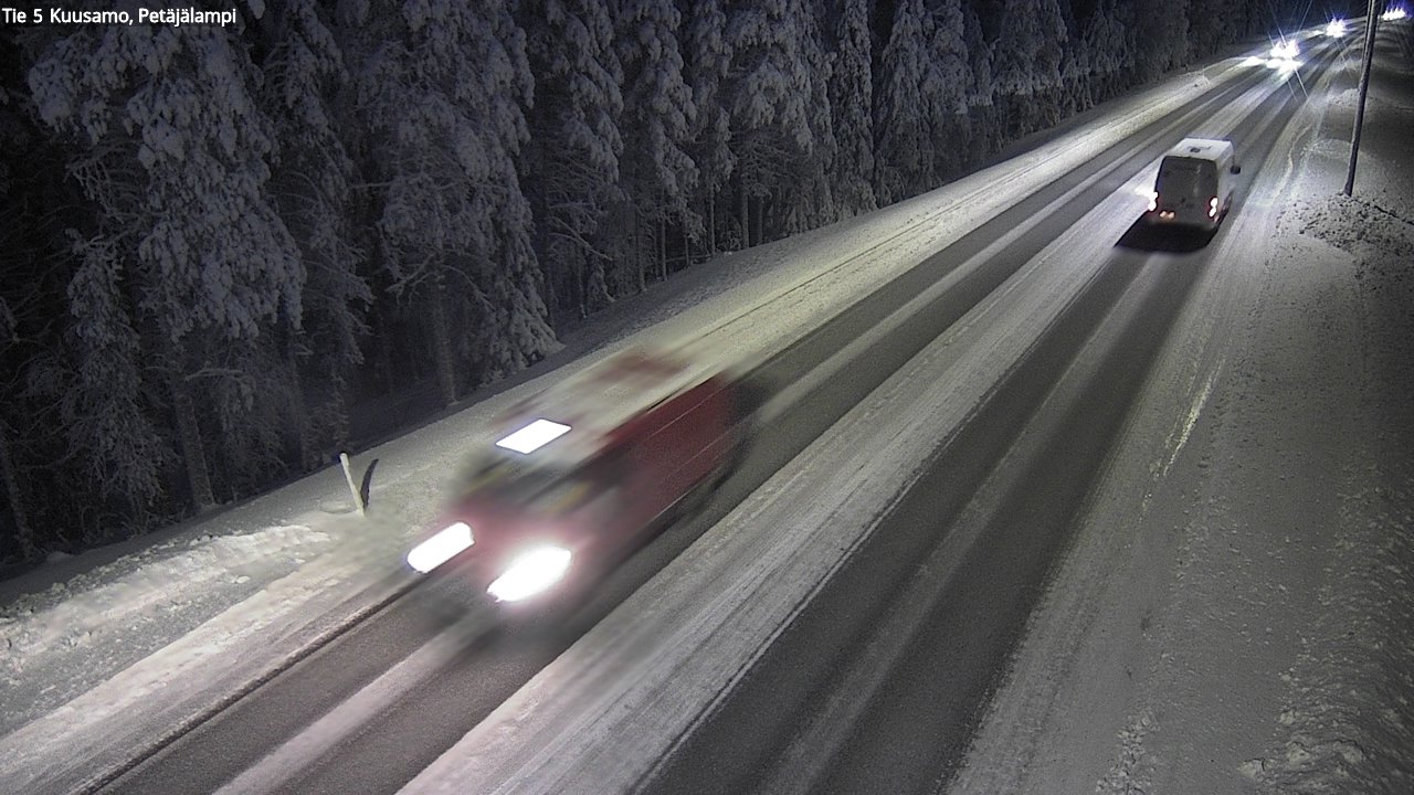 Kelikamerat Kuva Tie 5 Kuusamo, Petäjälampi, Kuusamo, Pohjois-Pohjanmaa