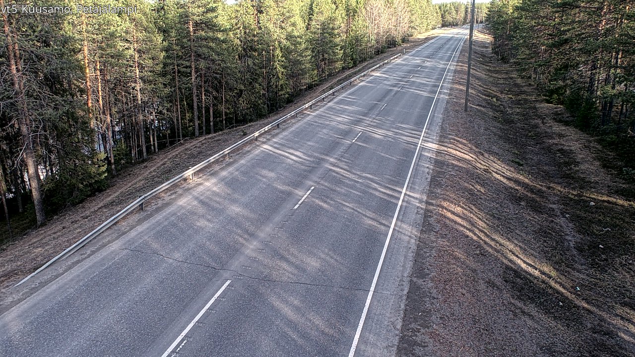 Kelikamerat Kuva Tie 5 Kuusamo, Petäjälampi, Kuusamo, Pohjois-Pohjanmaa