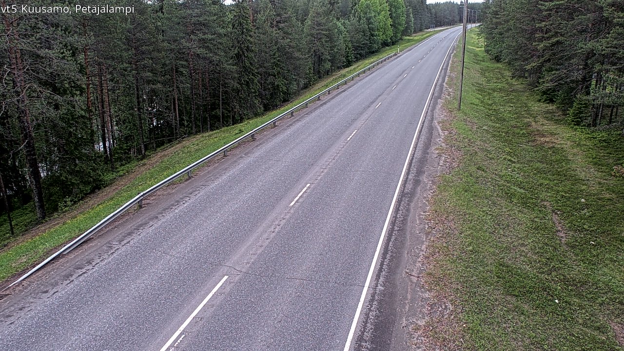 Kelikamerat Kuva Tie 5 Kuusamo, Petäjälampi, Kuusamo, Pohjois-Pohjanmaa