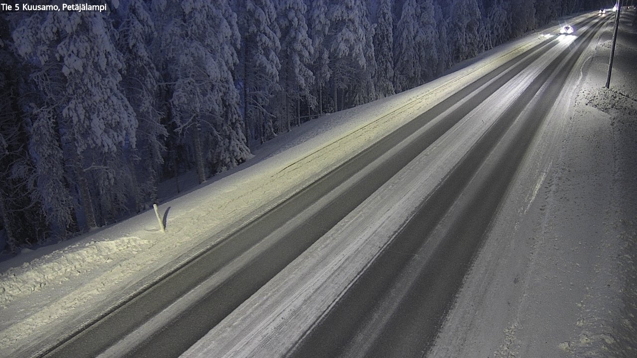 Kelikamerat Kuva Tie 5 Kuusamo, Petäjälampi, Kuusamo, Pohjois-Pohjanmaa