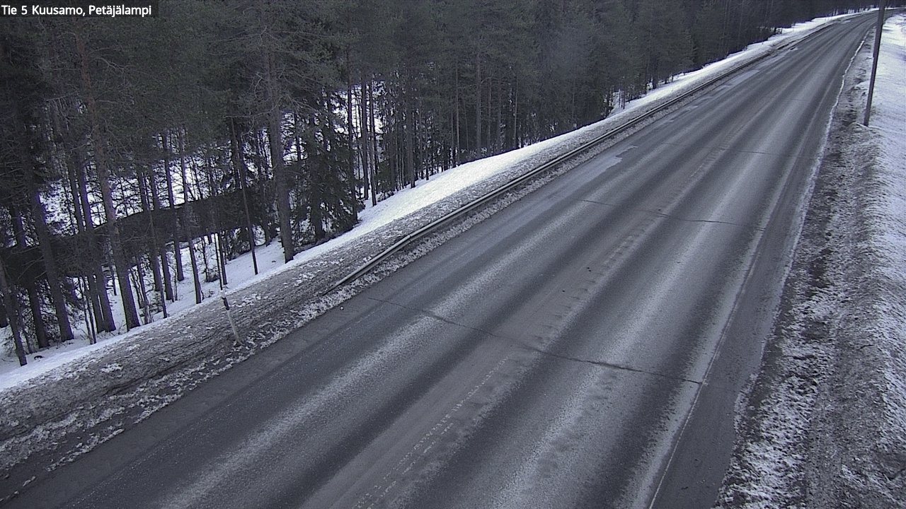 Weather Camera Image Road 5 Kuusamo, Petäjälampi, Kuusamo, Pohjois-Pohjanmaa