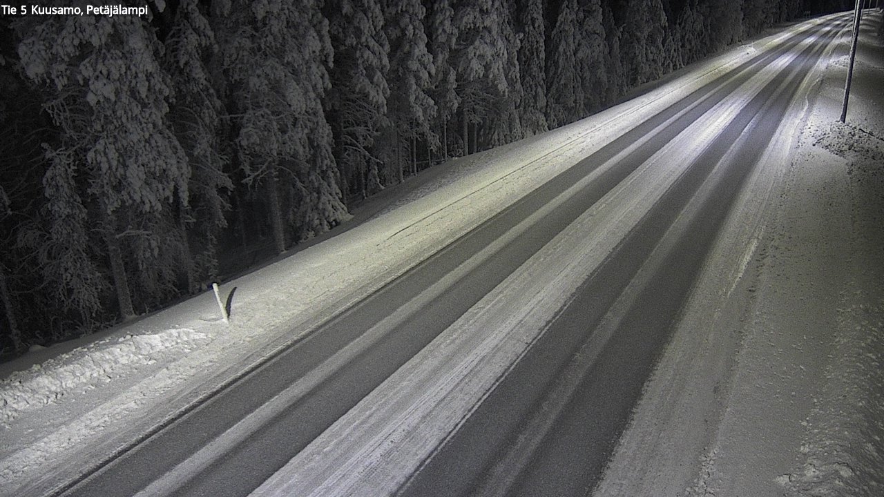 Weather Camera Image Road 5 Kuusamo, Petäjälampi, Kuusamo, Pohjois-Pohjanmaa