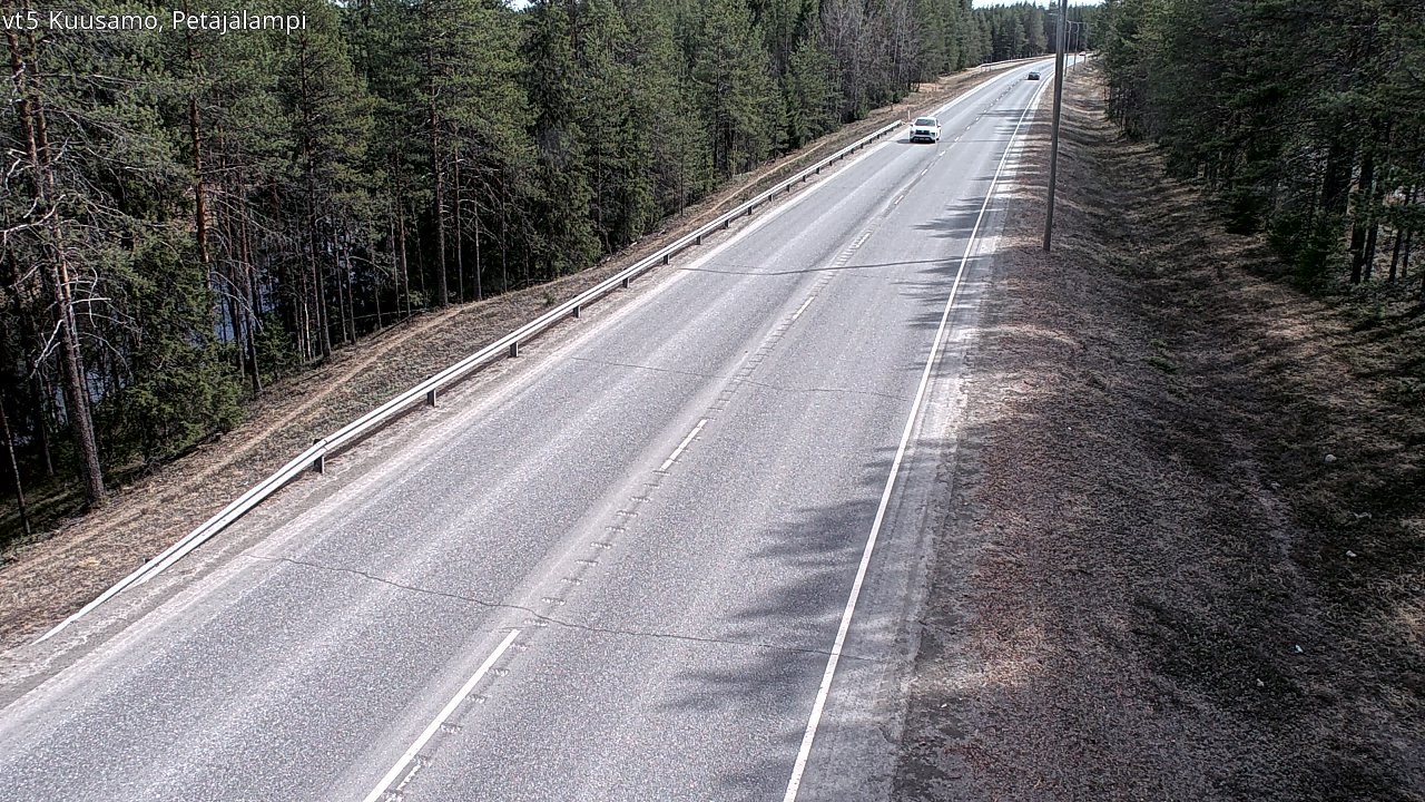 Kelikamerat Kuva Tie 5 Kuusamo, Petäjälampi, Kuusamo, Pohjois-Pohjanmaa