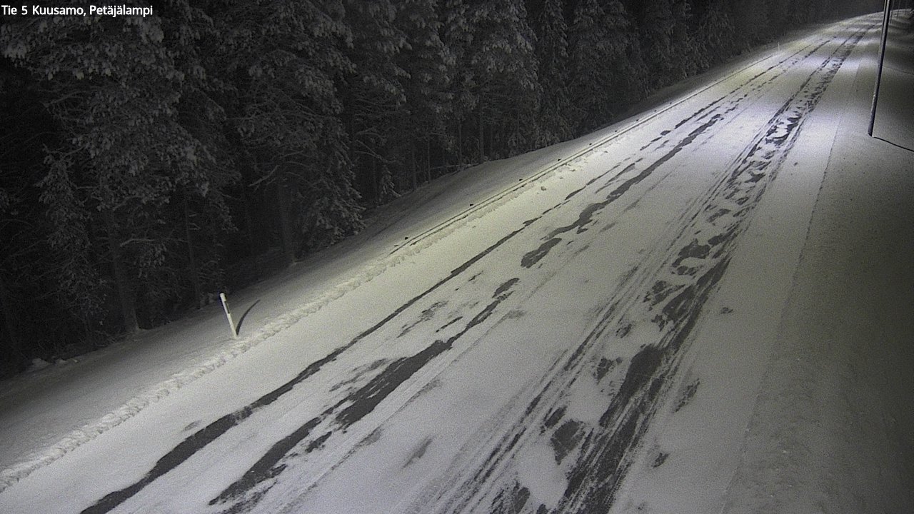 Kelikamerat Kuva Tie 5 Kuusamo, Petäjälampi, Kuusamo, Pohjois-Pohjanmaa