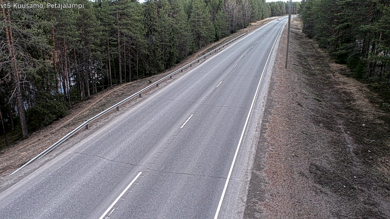Kelikamerat Kuva Tie 5 Kuusamo, Petäjälampi, Kuusamo, Pohjois-Pohjanmaa