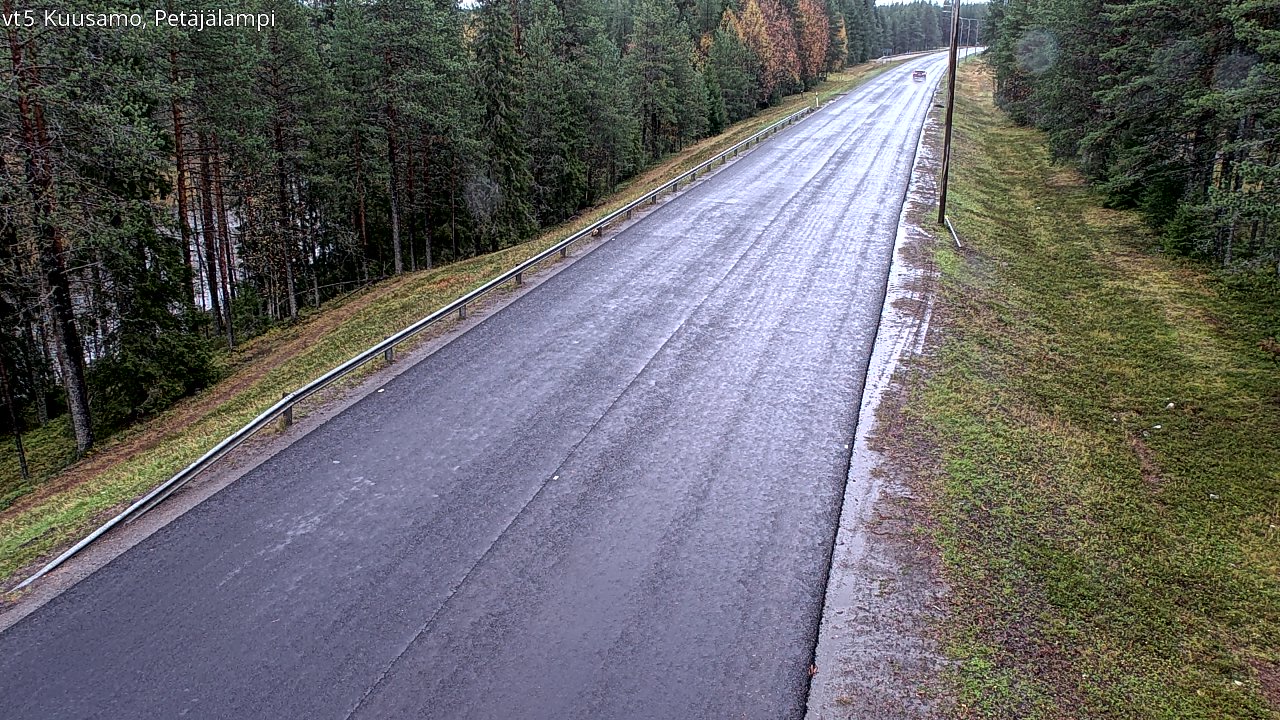 Weather Camera Image Road 5 Kuusamo, Petäjälampi, Kuusamo, Pohjois-Pohjanmaa