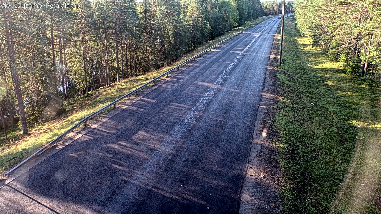 Weather Camera Image Road 5 Kuusamo, Petäjälampi, Kuusamo, Pohjois-Pohjanmaa