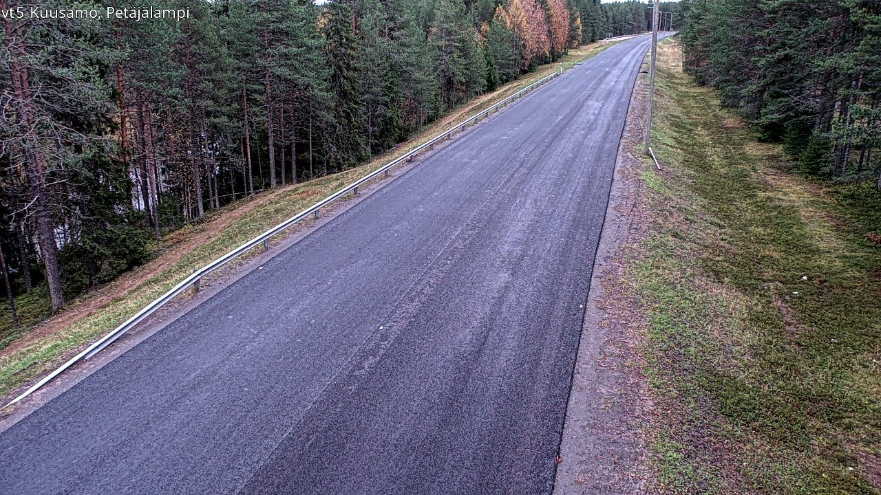 Weather Camera Image Road 5 Kuusamo, Petäjälampi, Kuusamo, Pohjois-Pohjanmaa