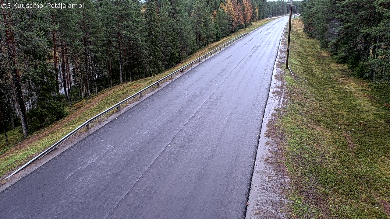 Weather Camera Image Road 5 Kuusamo, Petäjälampi, Kuusamo, Pohjois-Pohjanmaa