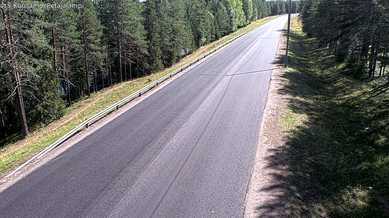 Weather Camera Image Road 5 Kuusamo, Petäjälampi, Kuusamo, Pohjois-Pohjanmaa