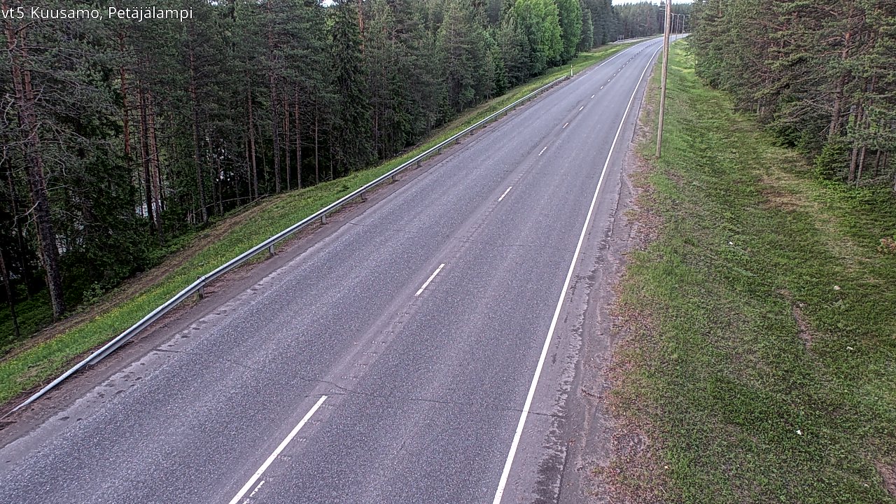 Kelikamerat Kuva Tie 5 Kuusamo, Petäjälampi, Kuusamo, Pohjois-Pohjanmaa