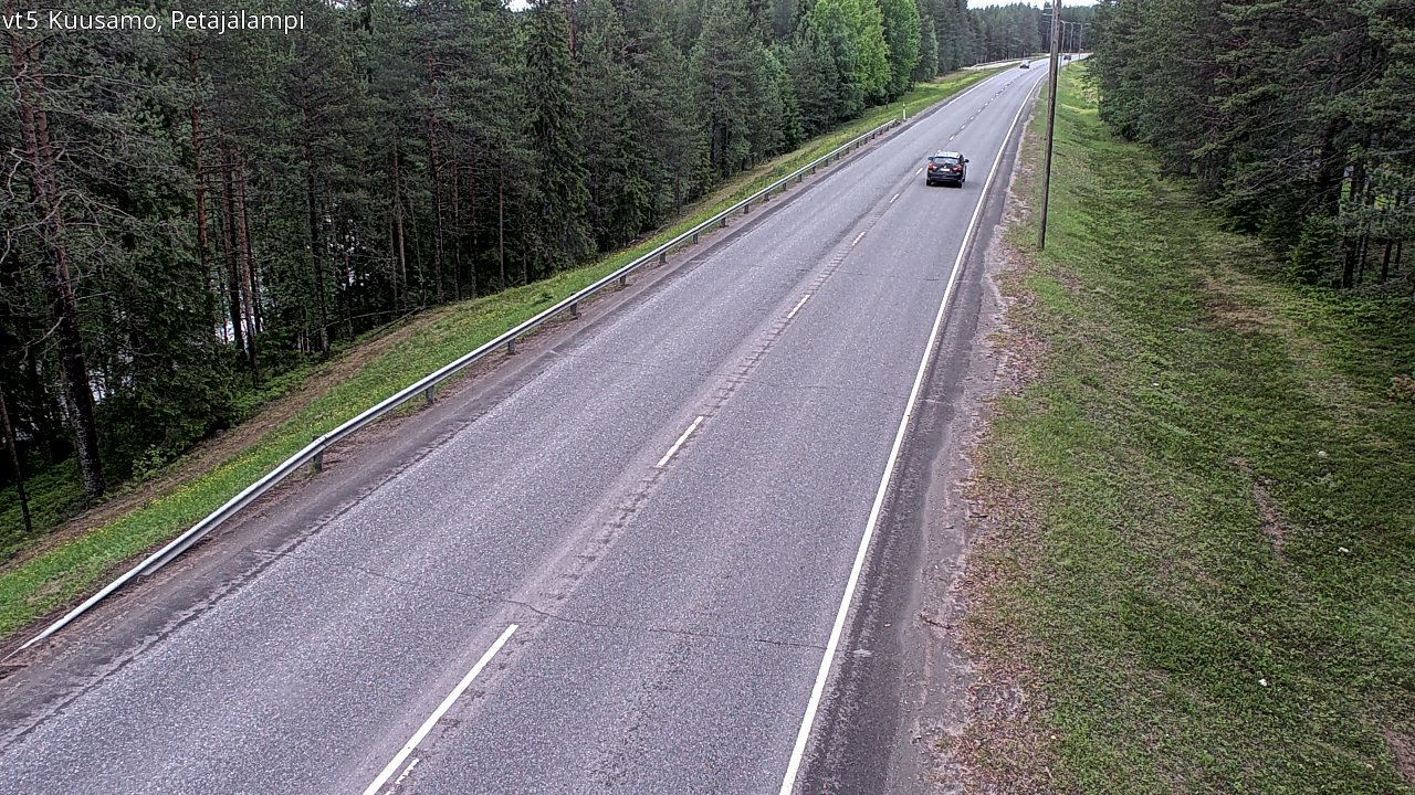Kelikamerat Kuva Tie 5 Kuusamo, Petäjälampi, Kuusamo, Pohjois-Pohjanmaa