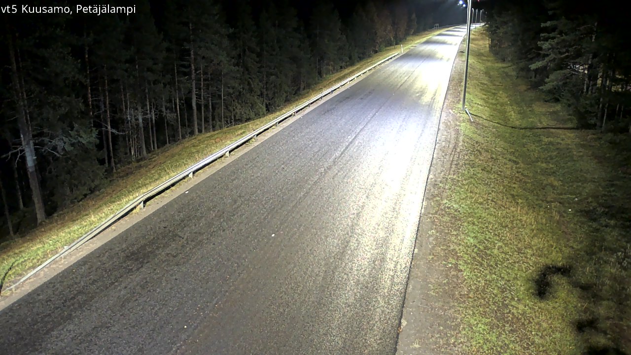 Weather Camera Image Road 5 Kuusamo, Petäjälampi, Kuusamo, Pohjois-Pohjanmaa