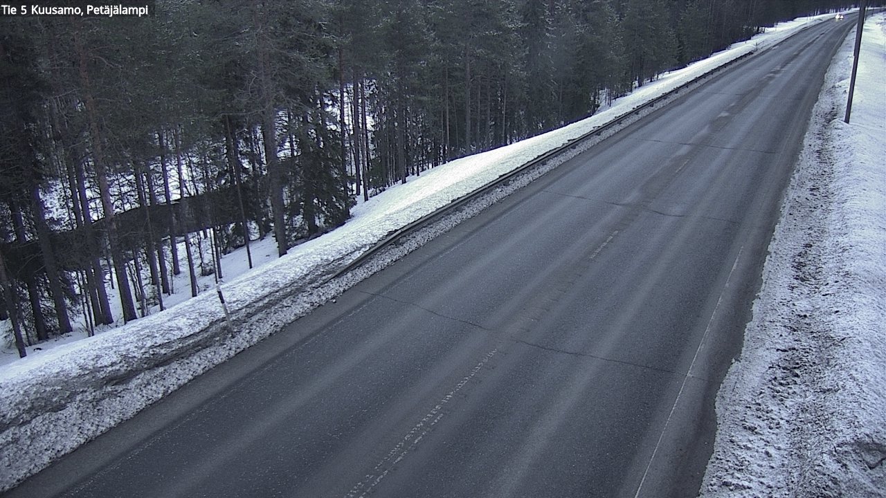 Kelikamerat Kuva Tie 5 Kuusamo, Petäjälampi, Kuusamo, Pohjois-Pohjanmaa