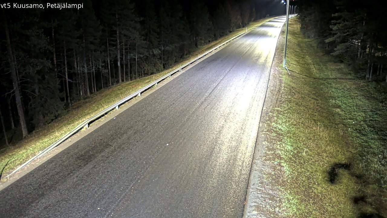 Weather Camera Image Road 5 Kuusamo, Petäjälampi, Kuusamo, Pohjois-Pohjanmaa