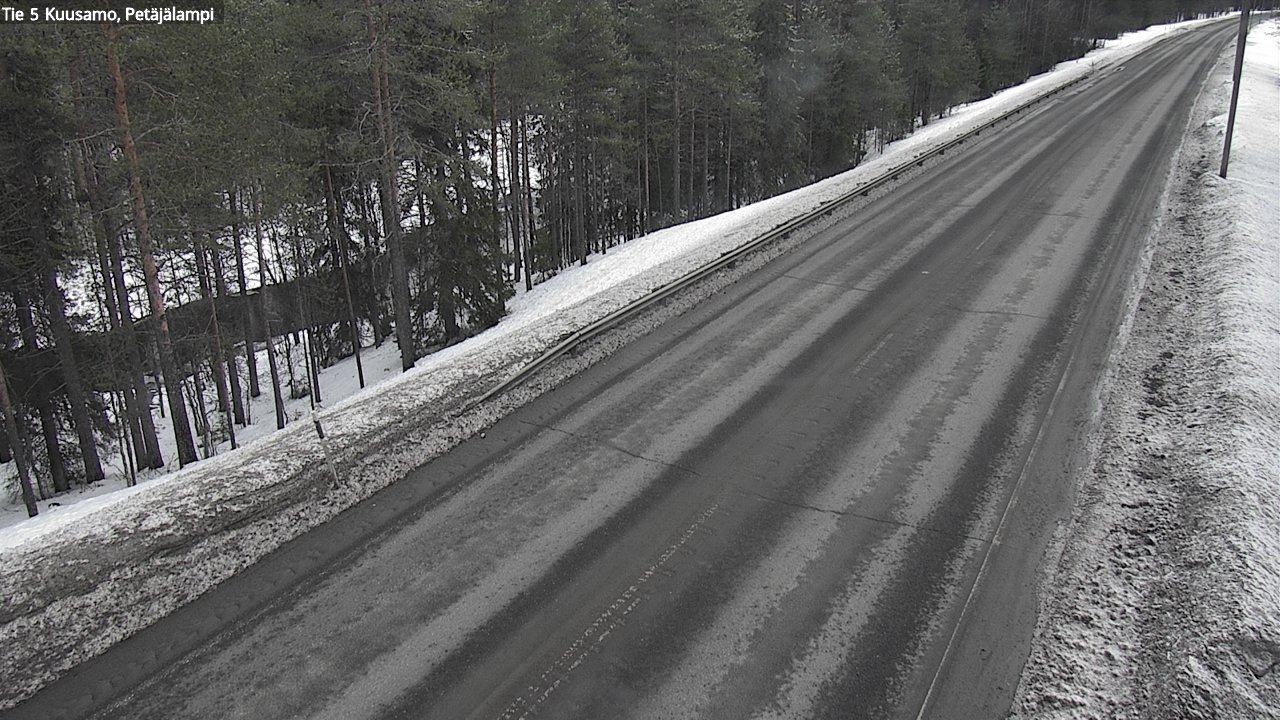 Kelikamerat Kuva Tie 5 Kuusamo, Petäjälampi, Kuusamo, Pohjois-Pohjanmaa