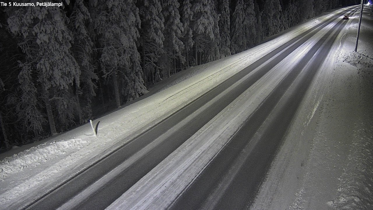 Kelikamerat Kuva Tie 5 Kuusamo, Petäjälampi, Kuusamo, Pohjois-Pohjanmaa