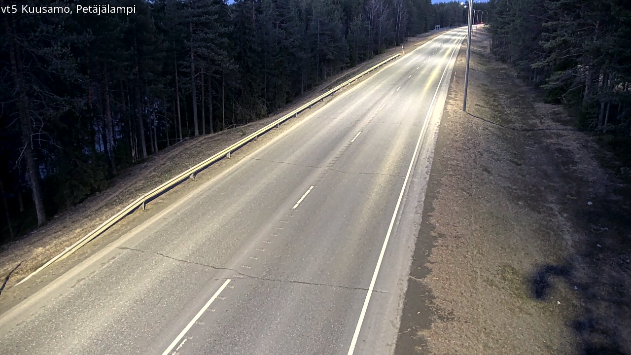 Kelikamerat Kuva Tie 5 Kuusamo, Petäjälampi, Kuusamo, Pohjois-Pohjanmaa