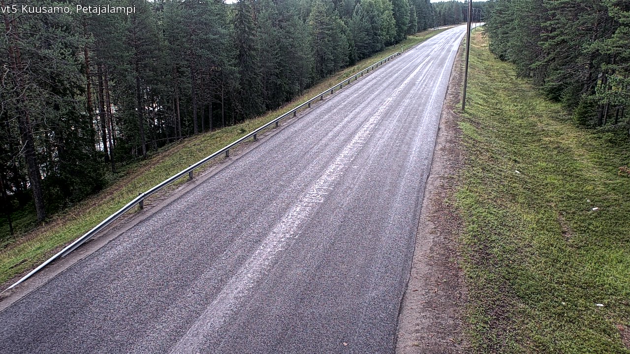 Weather Camera Image Road 5 Kuusamo, Petäjälampi, Kuusamo, Pohjois-Pohjanmaa