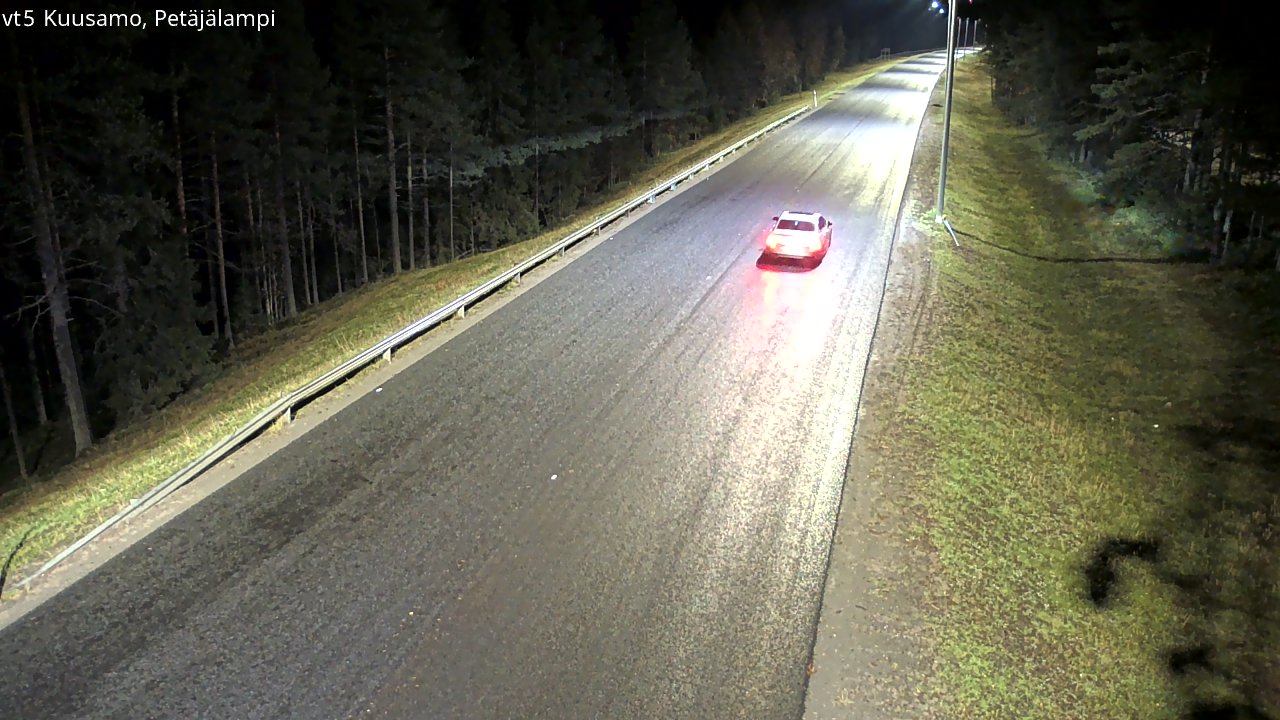 Weather Camera Image Road 5 Kuusamo, Petäjälampi, Kuusamo, Pohjois-Pohjanmaa