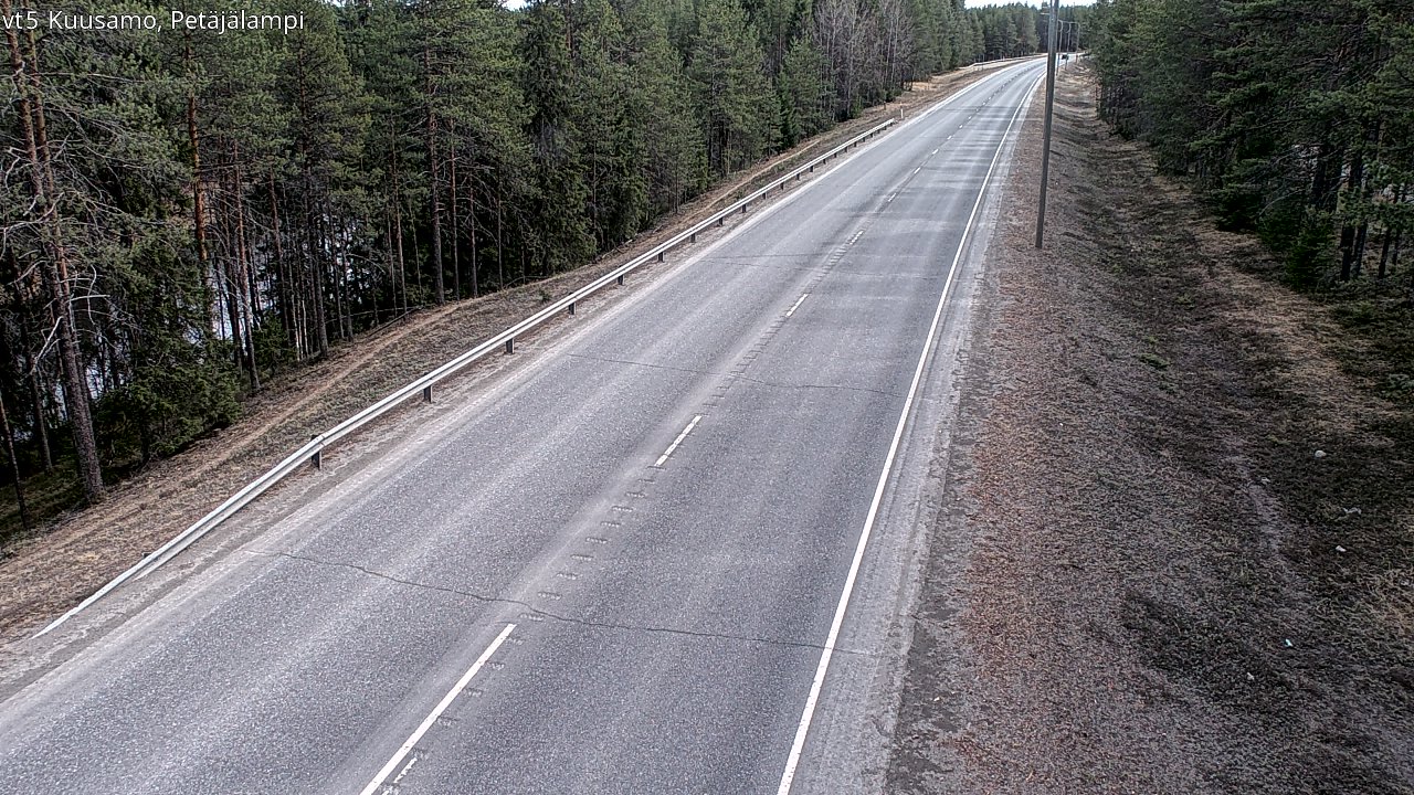 Kelikamerat Kuva Tie 5 Kuusamo, Petäjälampi, Kuusamo, Pohjois-Pohjanmaa