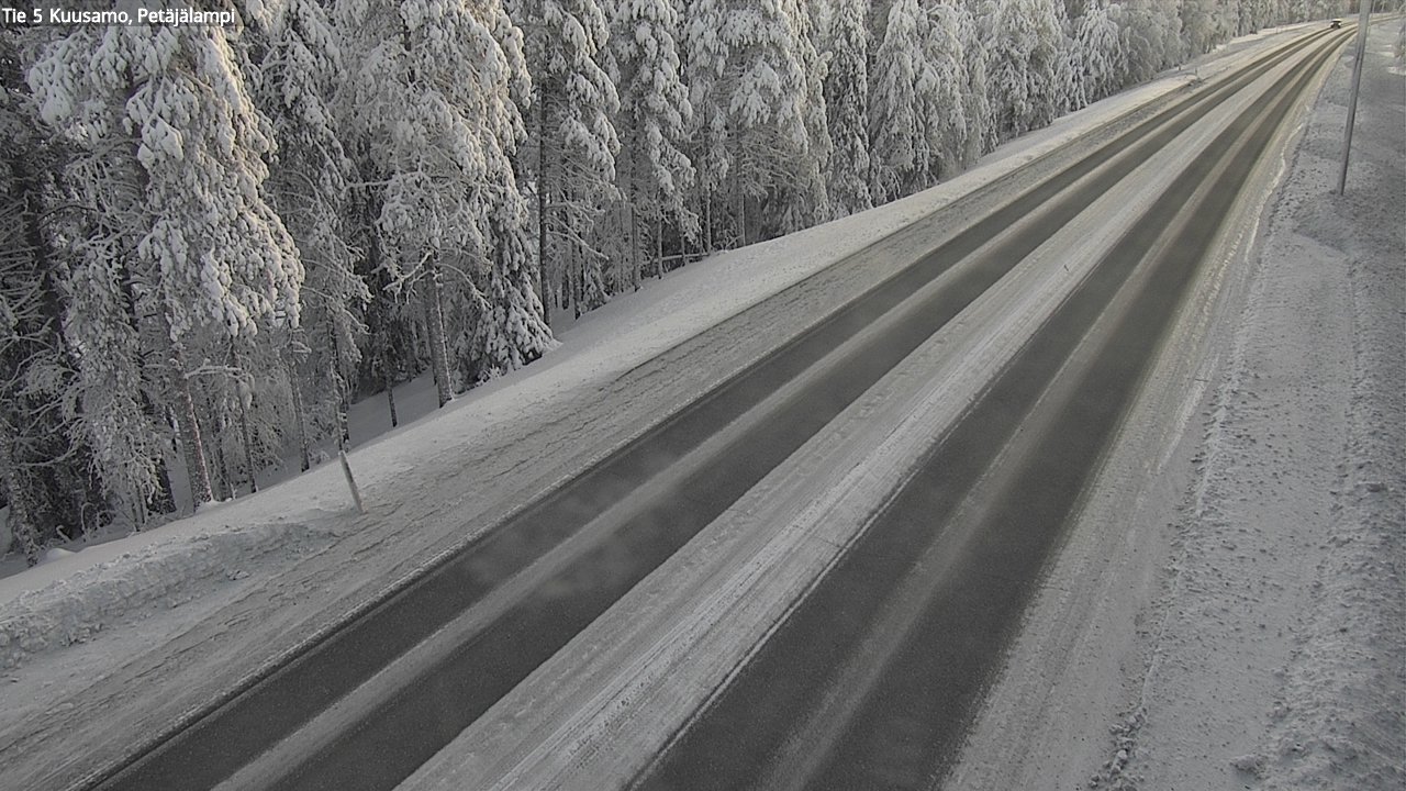 Kelikamerat Kuva Tie 5 Kuusamo, Petäjälampi, Kuusamo, Pohjois-Pohjanmaa