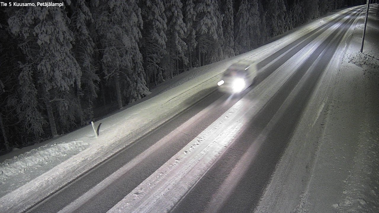 Weather Camera Image Road 5 Kuusamo, Petäjälampi, Kuusamo, Pohjois-Pohjanmaa