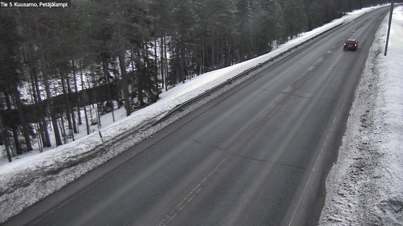 Kelikamerat Kuva Tie 5 Kuusamo, Petäjälampi, Kuusamo, Pohjois-Pohjanmaa