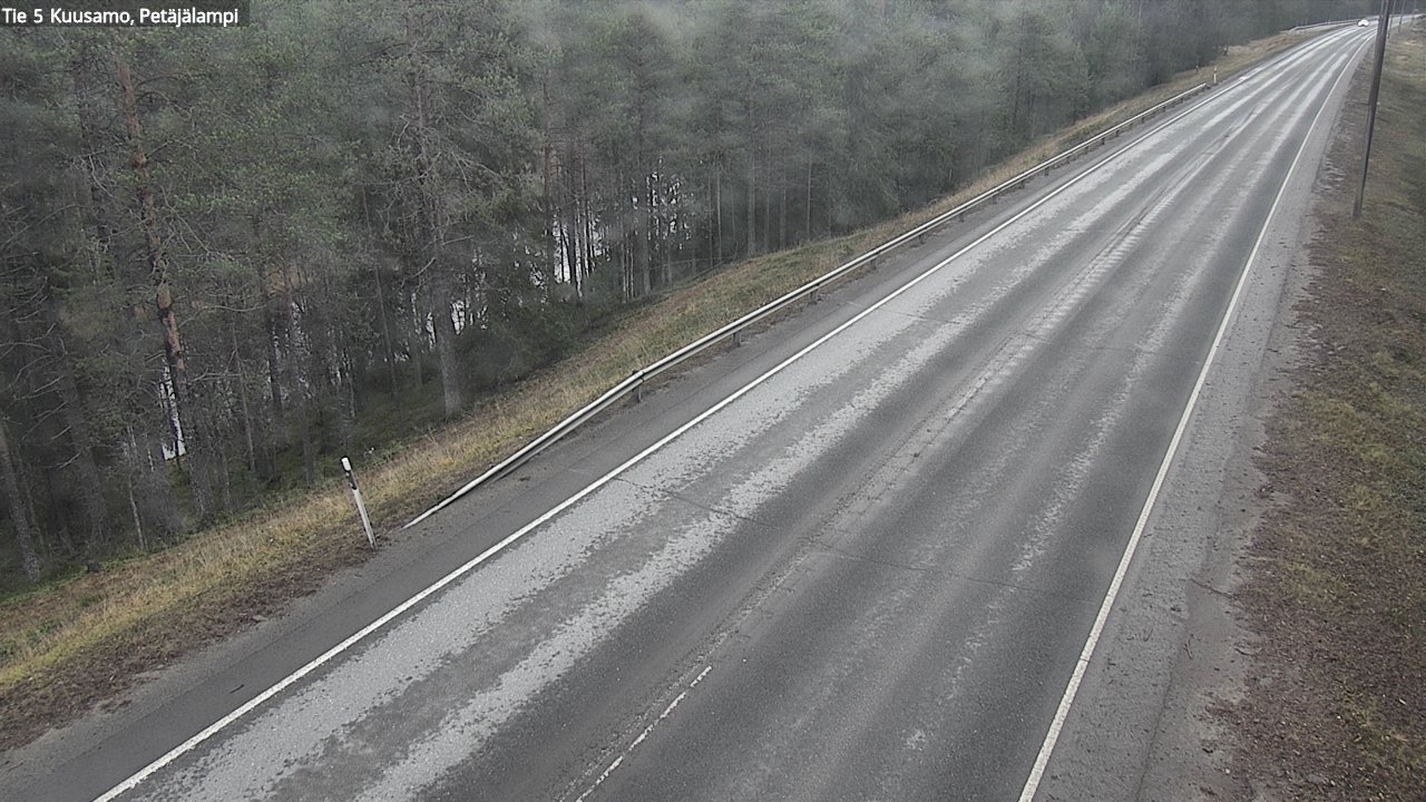 Kelikamerat Kuva Tie 5 Kuusamo, Petäjälampi, Kuusamo, Pohjois-Pohjanmaa