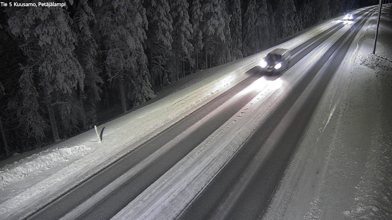 Kelikamerat Kuva Tie 5 Kuusamo, Petäjälampi, Kuusamo, Pohjois-Pohjanmaa