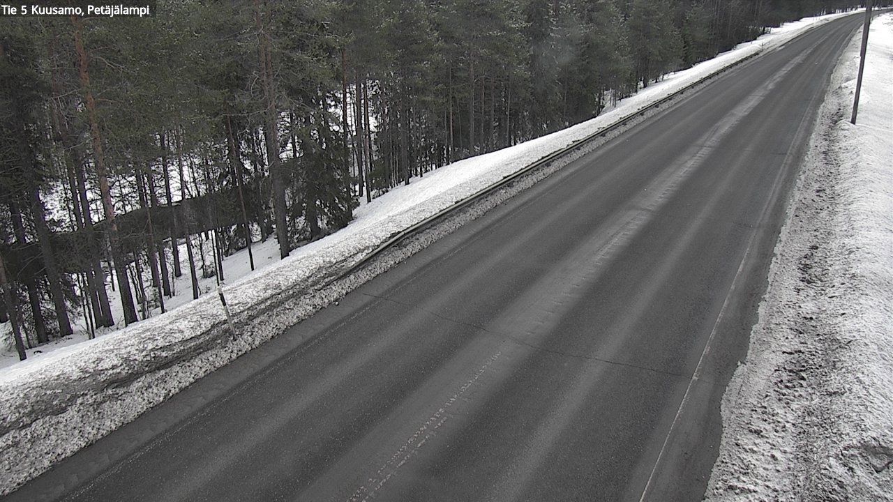 Kelikamerat Kuva Tie 5 Kuusamo, Petäjälampi, Kuusamo, Pohjois-Pohjanmaa