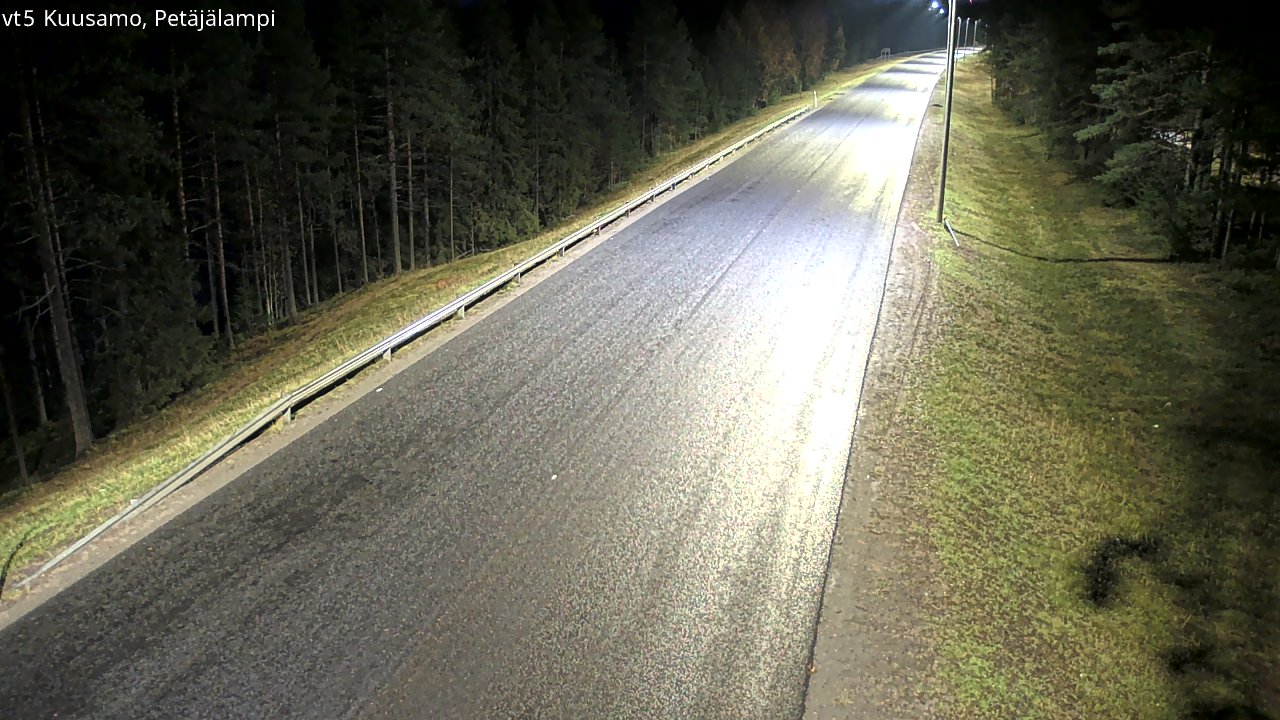 Weather Camera Image Road 5 Kuusamo, Petäjälampi, Kuusamo, Pohjois-Pohjanmaa