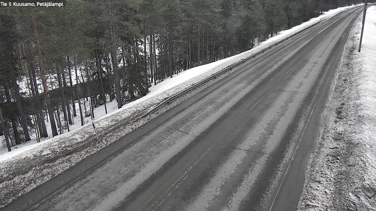 Kelikamerat Kuva Tie 5 Kuusamo, Petäjälampi, Kuusamo, Pohjois-Pohjanmaa