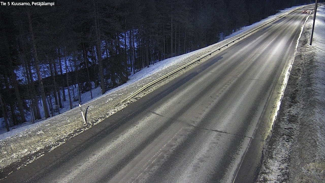 Weather Camera Image Road 5 Kuusamo, Petäjälampi, Kuusamo, Pohjois-Pohjanmaa