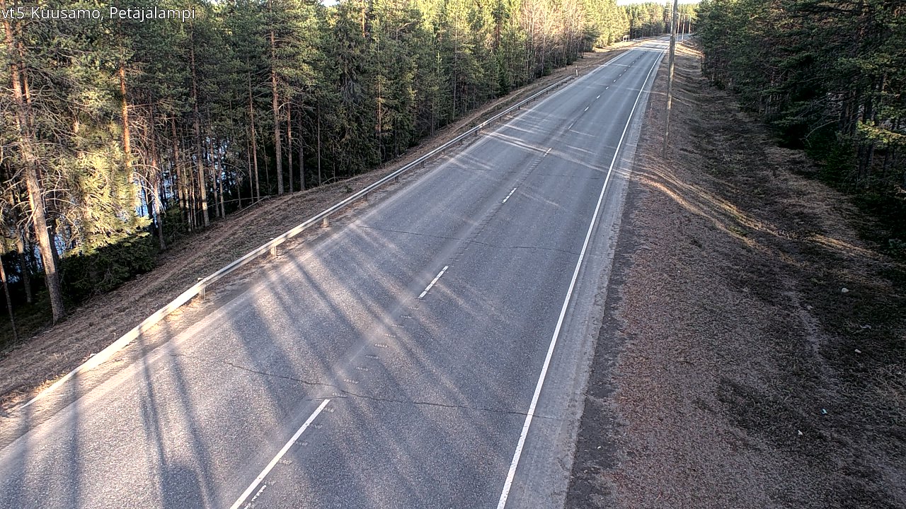 Kelikamerat Kuva Tie 5 Kuusamo, Petäjälampi, Kuusamo, Pohjois-Pohjanmaa