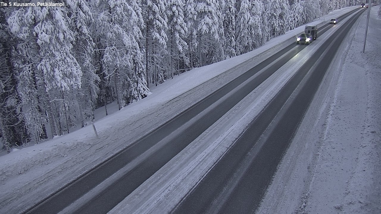 Weather Camera Image Road 5 Kuusamo, Petäjälampi, Kuusamo, Pohjois-Pohjanmaa