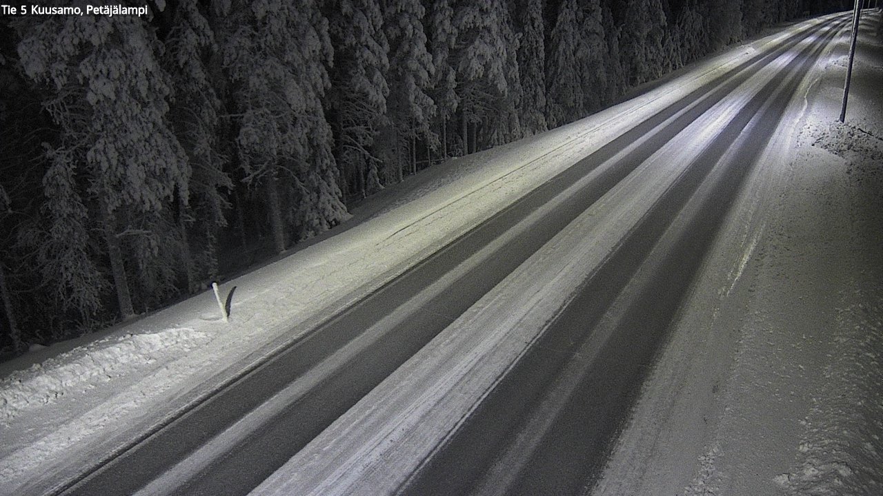 Kelikamerat Kuva Tie 5 Kuusamo, Petäjälampi, Kuusamo, Pohjois-Pohjanmaa